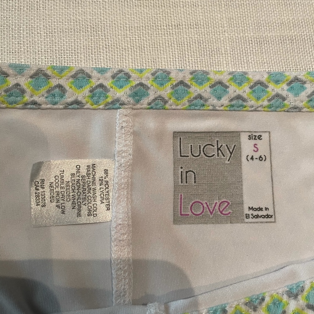 Lucky in love tennis skirt